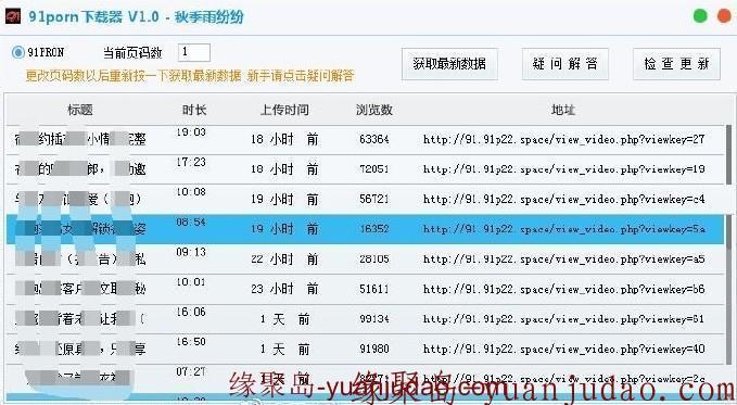 91porn下载器，破解观看限制解析下载直链