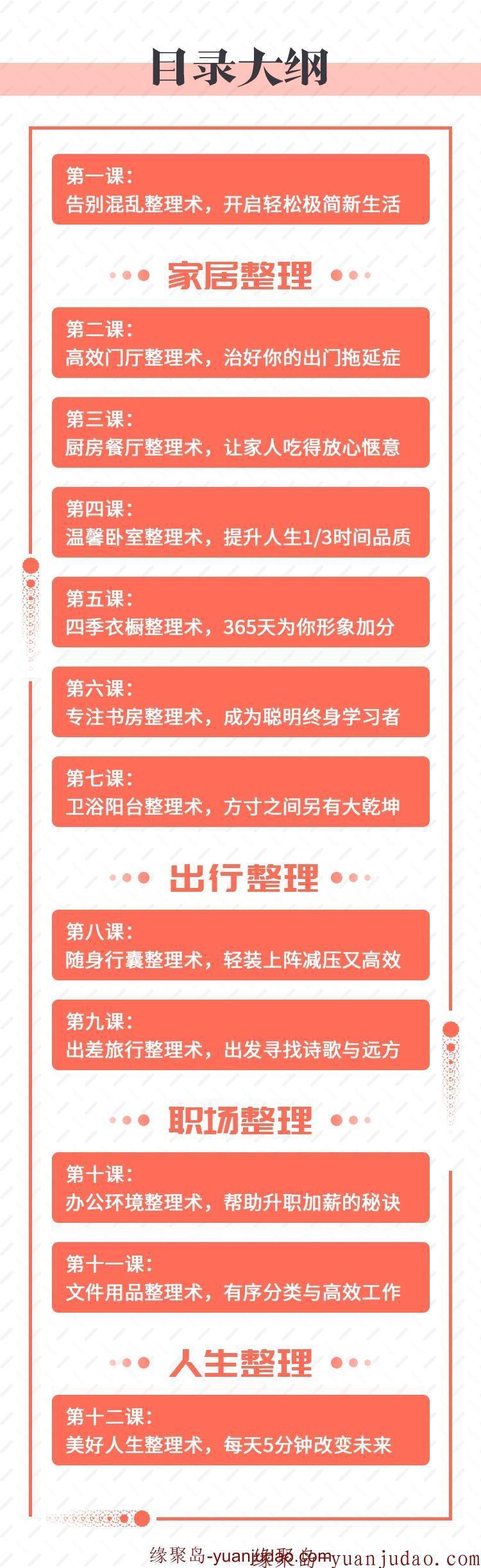 改变人生的12堂整理术课