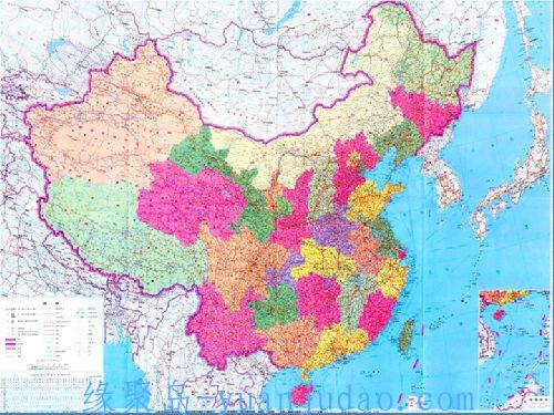 [地图] 中国地图及中国各省高清晰巨幅地图（高达 1 亿像素）收藏专用 [JPEG]