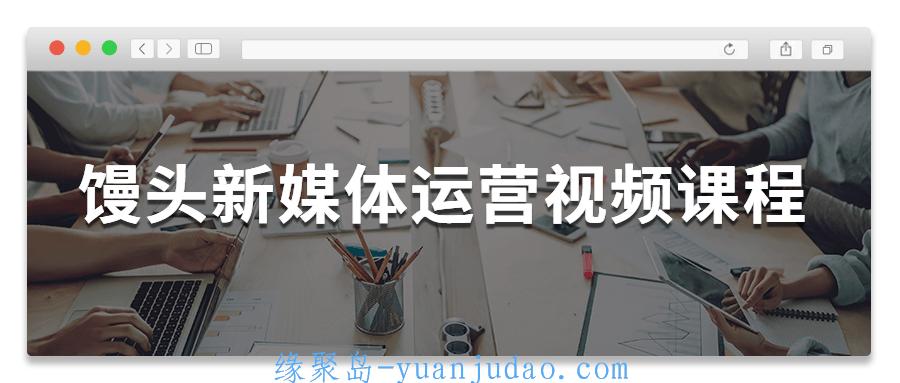 馒头新媒体运营视频课程，手把手教你从0做新媒体