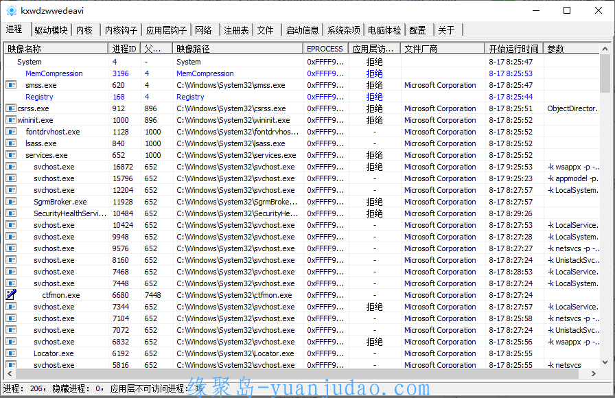 反病毒工具 PCHunter v1.5.7 