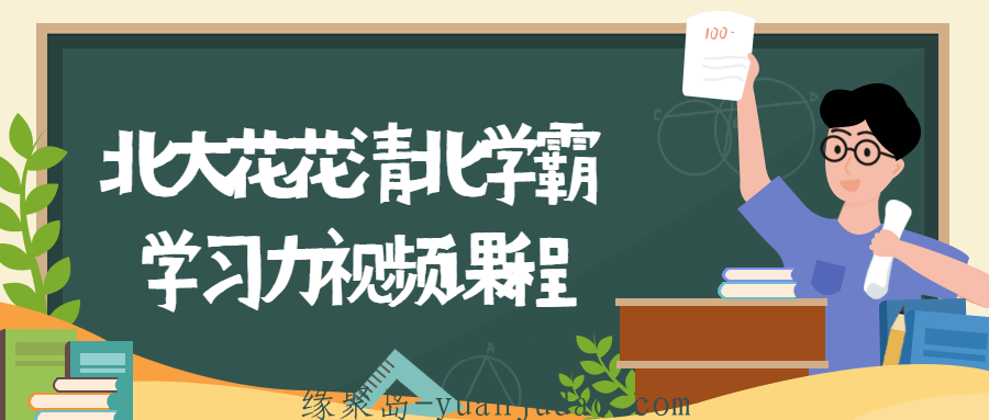 北大花花清北学霸学习力课程