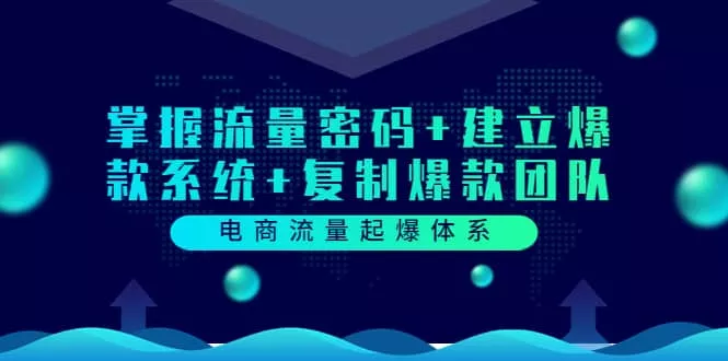 [电商运营]  电商流量起爆体系：掌握流量密码 建立爆款系统 复制爆款团队（价值599） ,电商流量起爆体系：掌握流量密码 建立爆款系统 复制爆款团队（价值599）,电商,流量,第1张