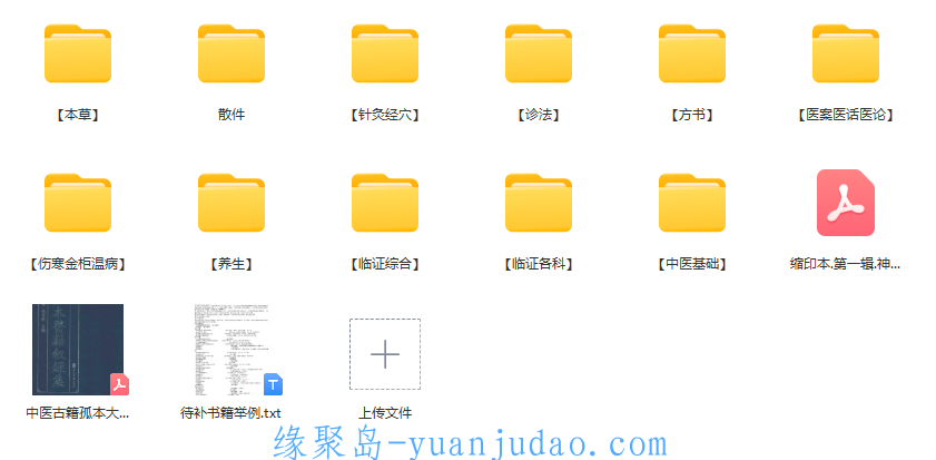 [书籍] 中医古籍孤本大全