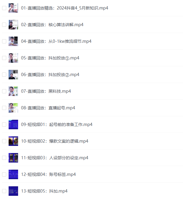 剪映课短视频综合课程，抖音底层算法，百万粉丝不是梦[3.74 GB]